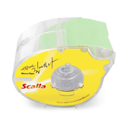 Scalla Memo Tape 48mm Set Sticky Note Adhesion 3 Colors Labeling Office Supply